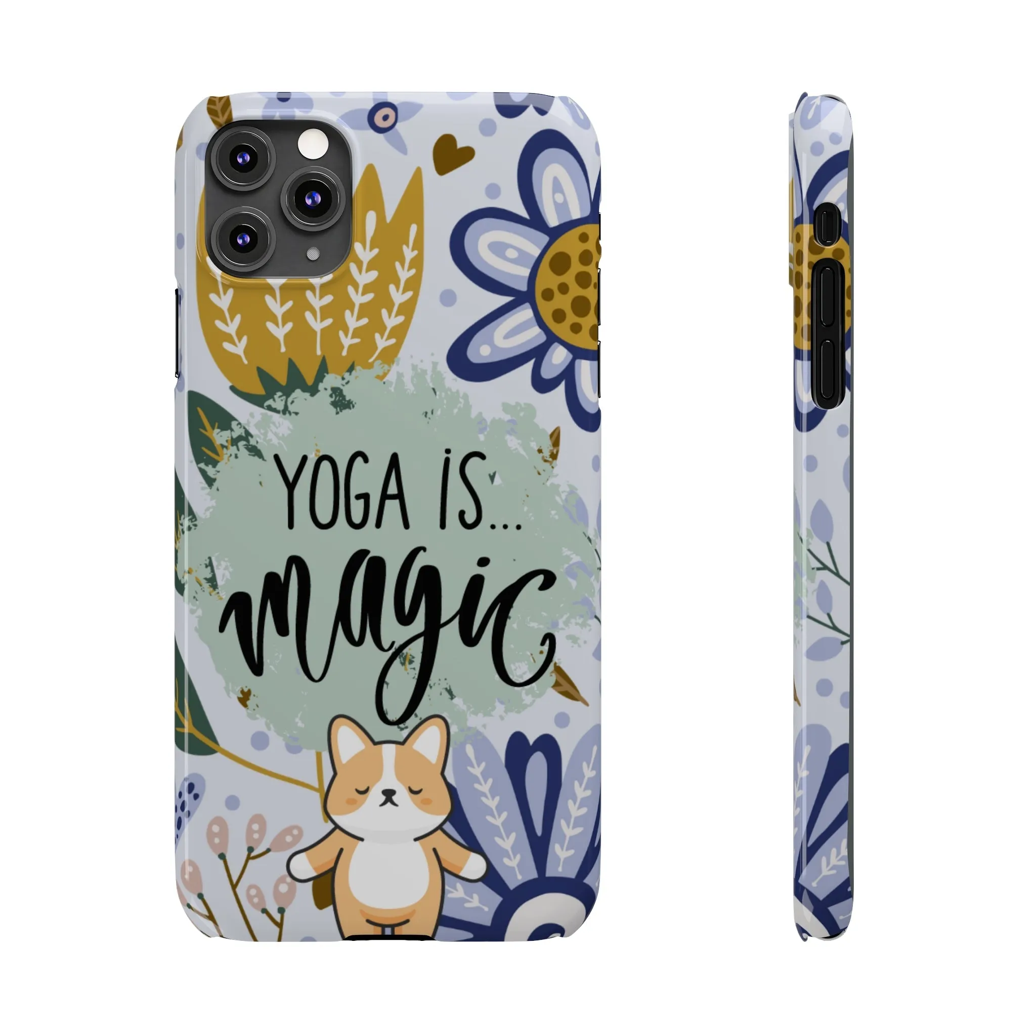 Yoga Is Magic Cute iPhone Slim Phone Case