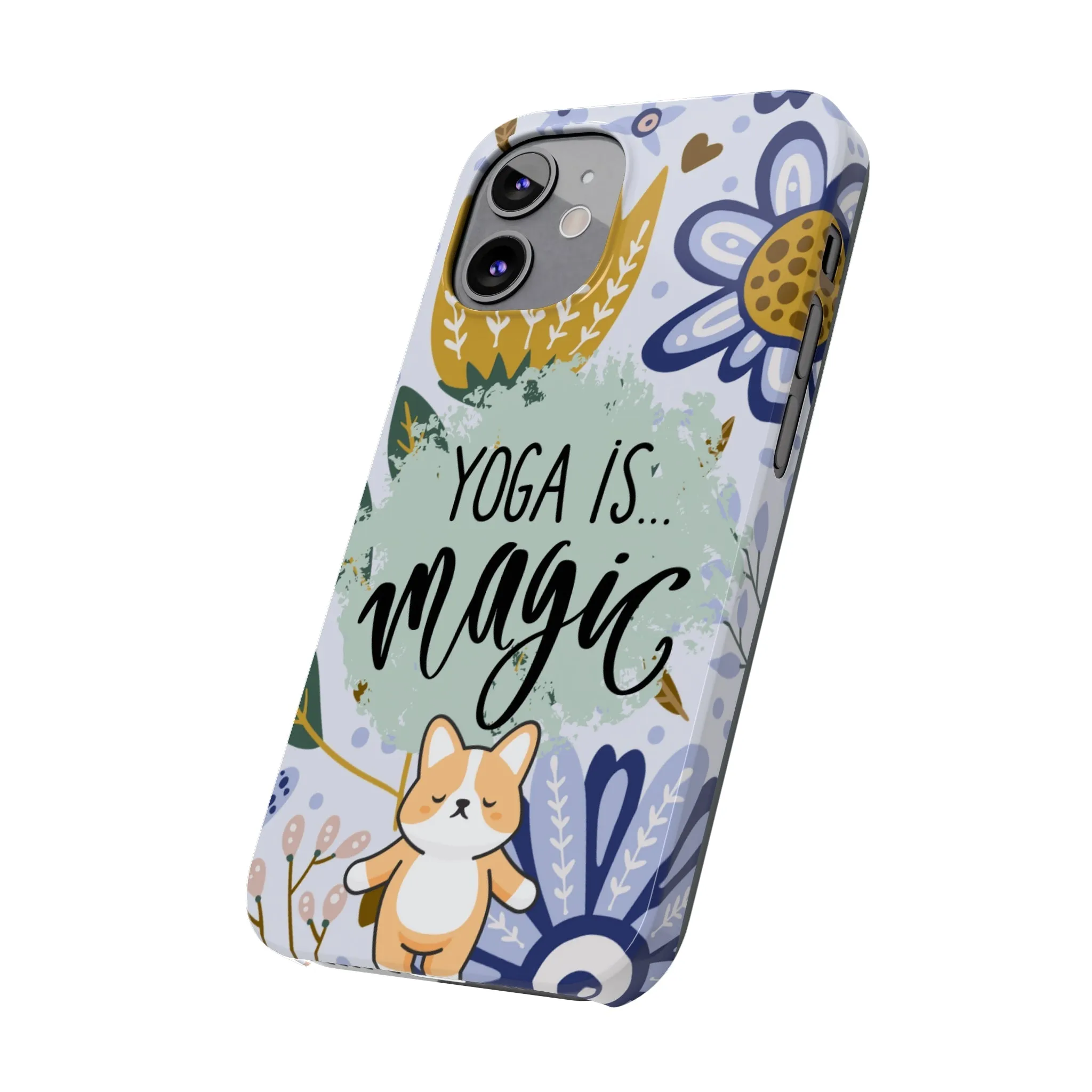Yoga Is Magic Cute iPhone Slim Phone Case