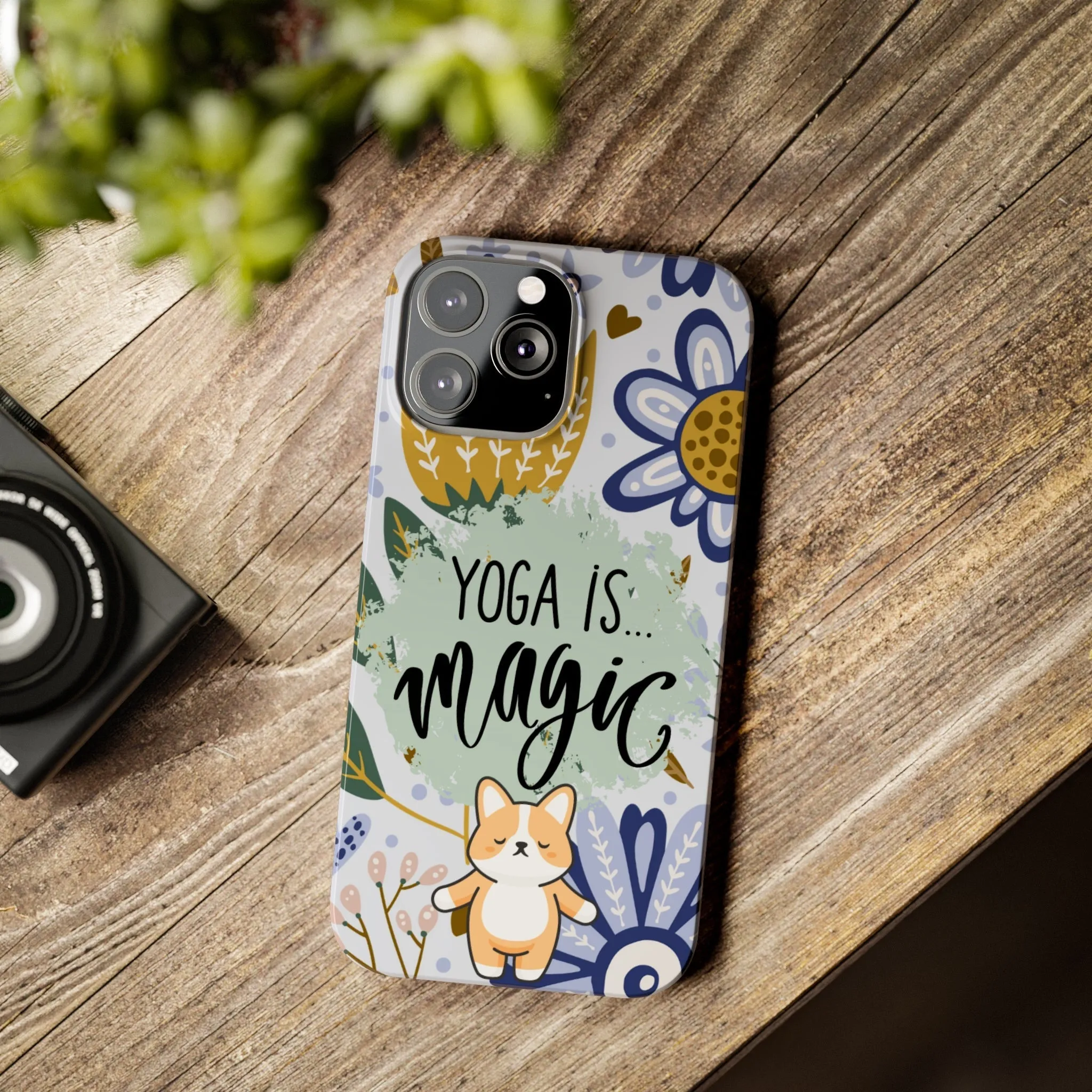 Yoga Is Magic Cute iPhone Slim Phone Case