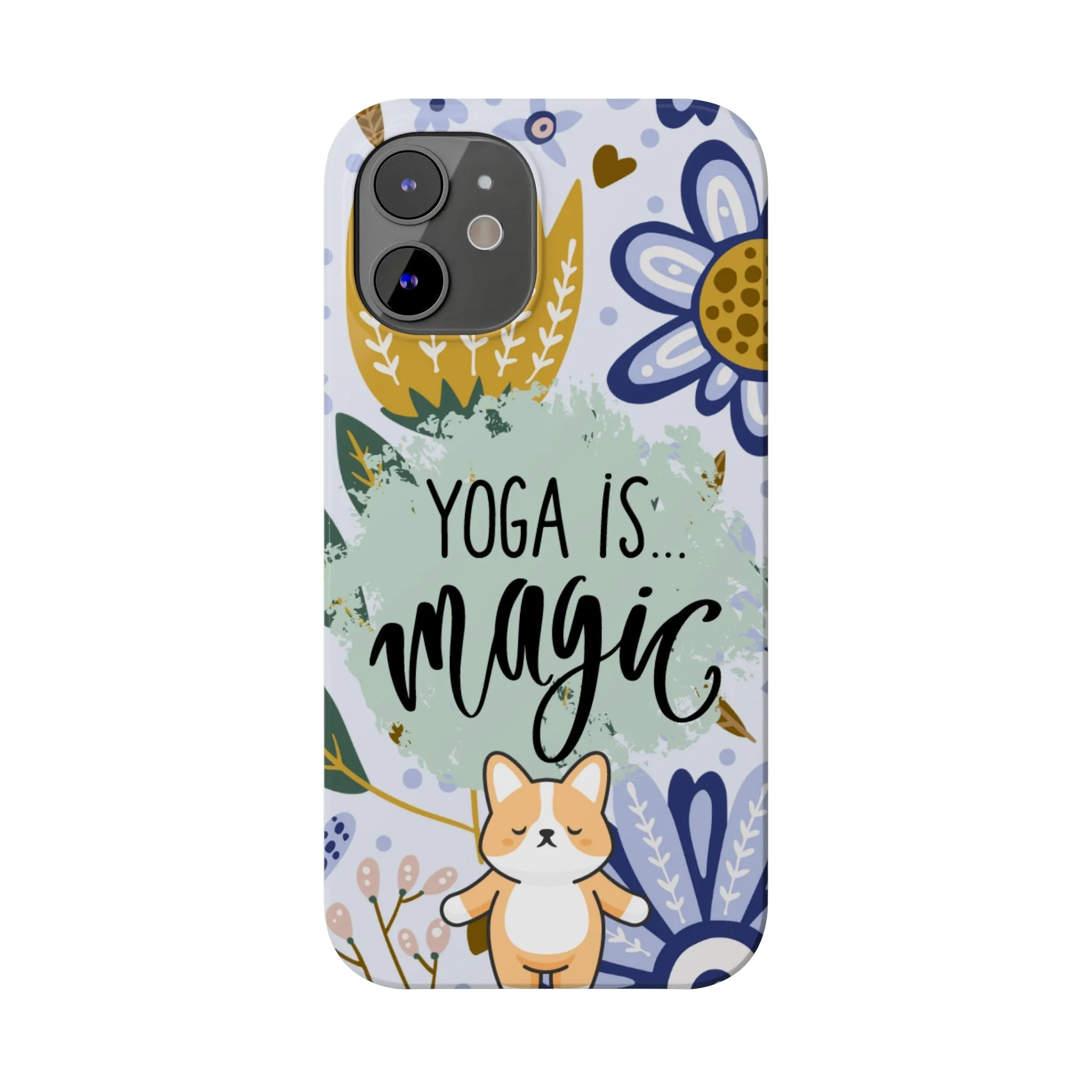 Yoga Is Magic Cute iPhone Slim Phone Case