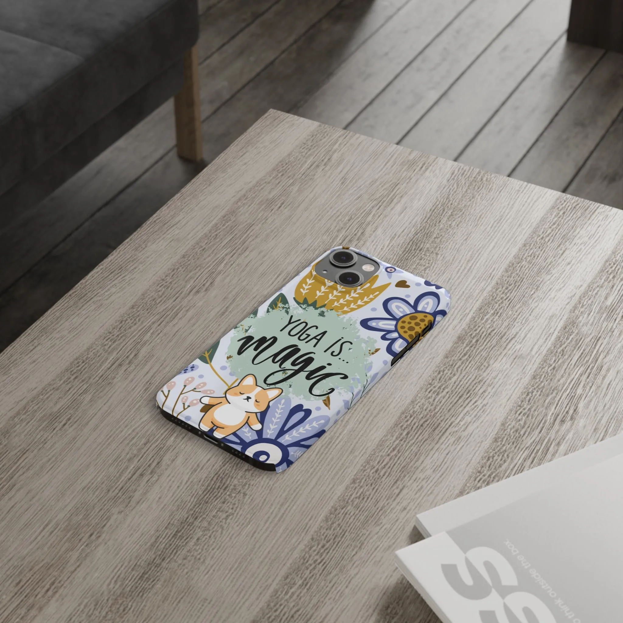 Yoga Is Magic Cute iPhone Slim Phone Case