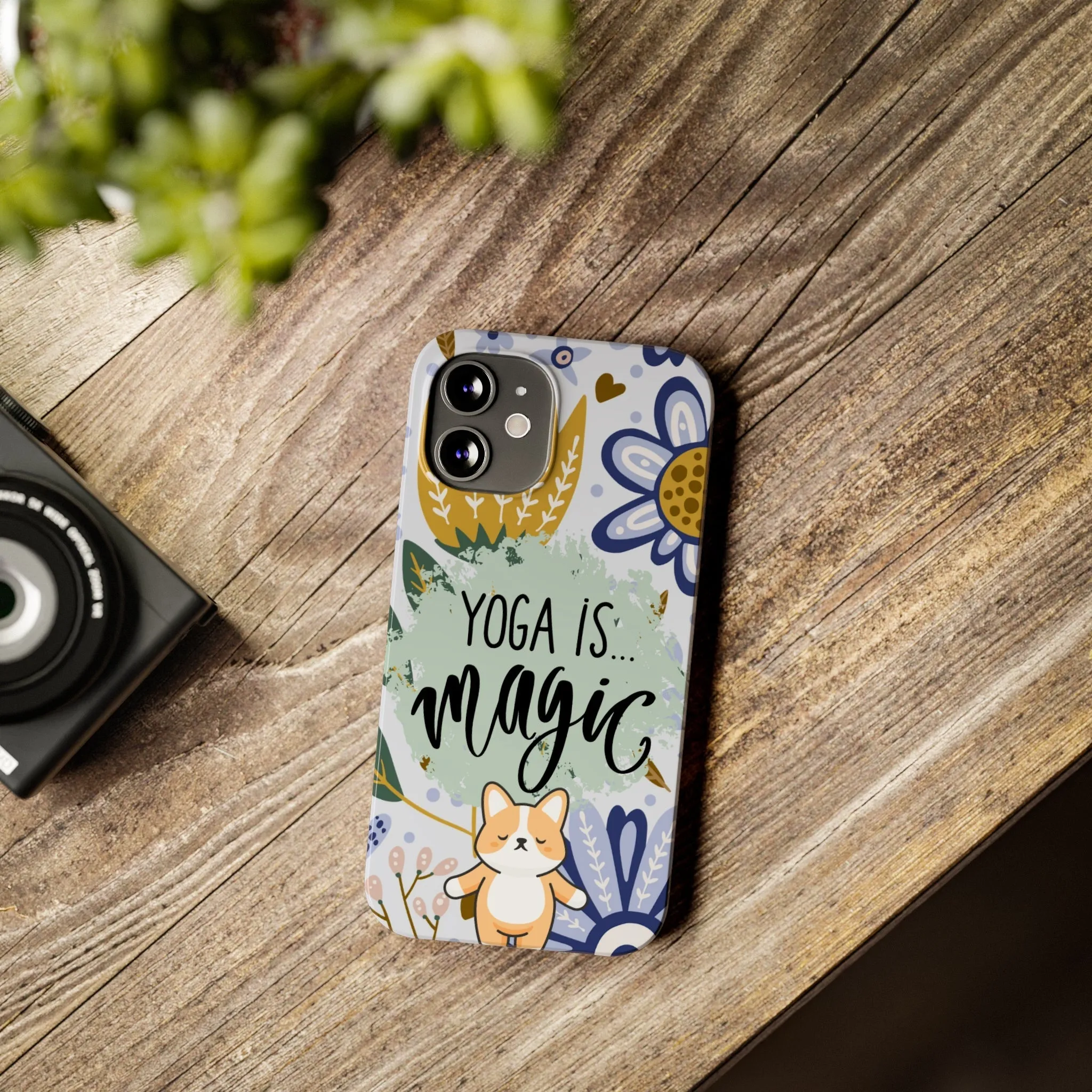 Yoga Is Magic Cute iPhone Slim Phone Case