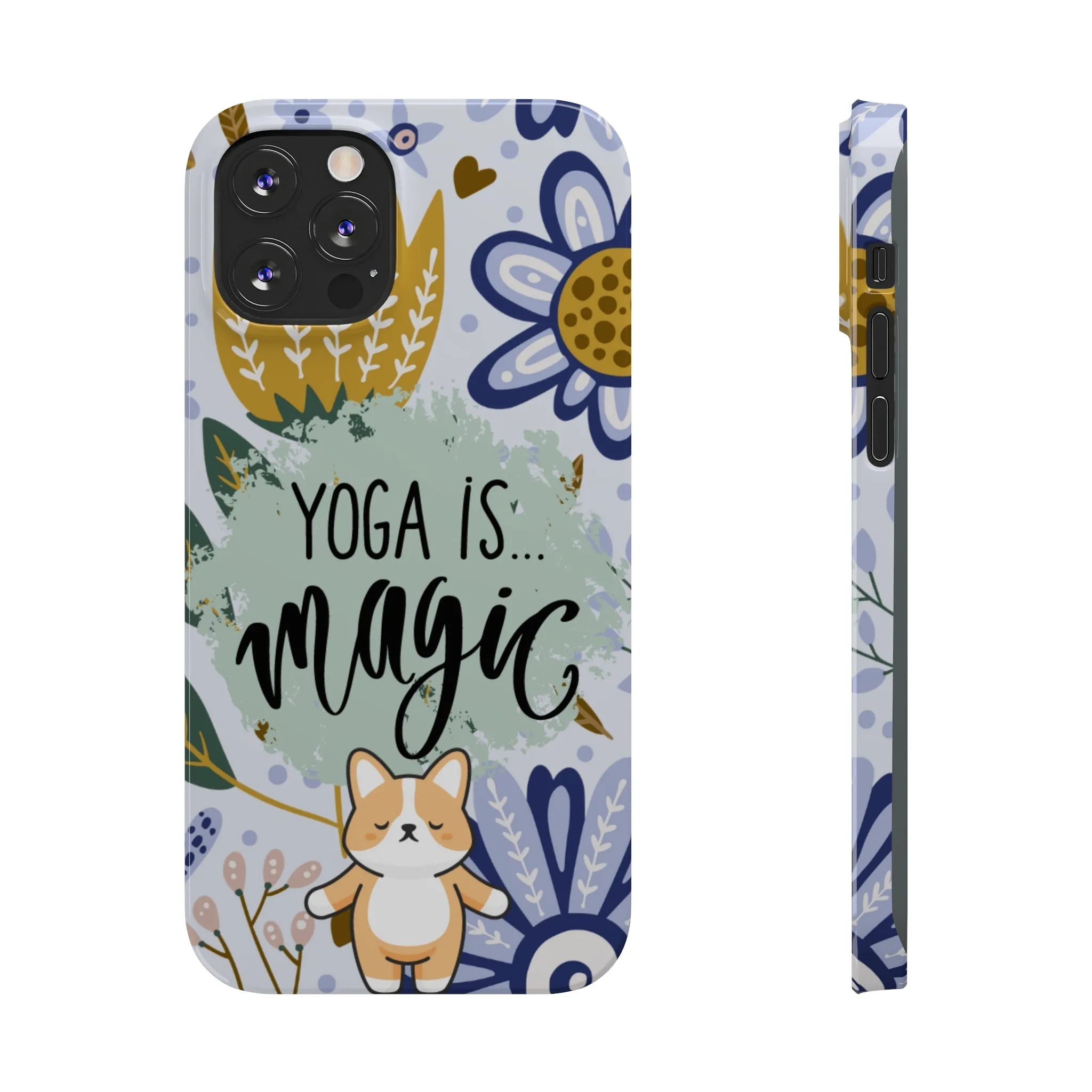 Yoga Is Magic Cute iPhone Slim Phone Case