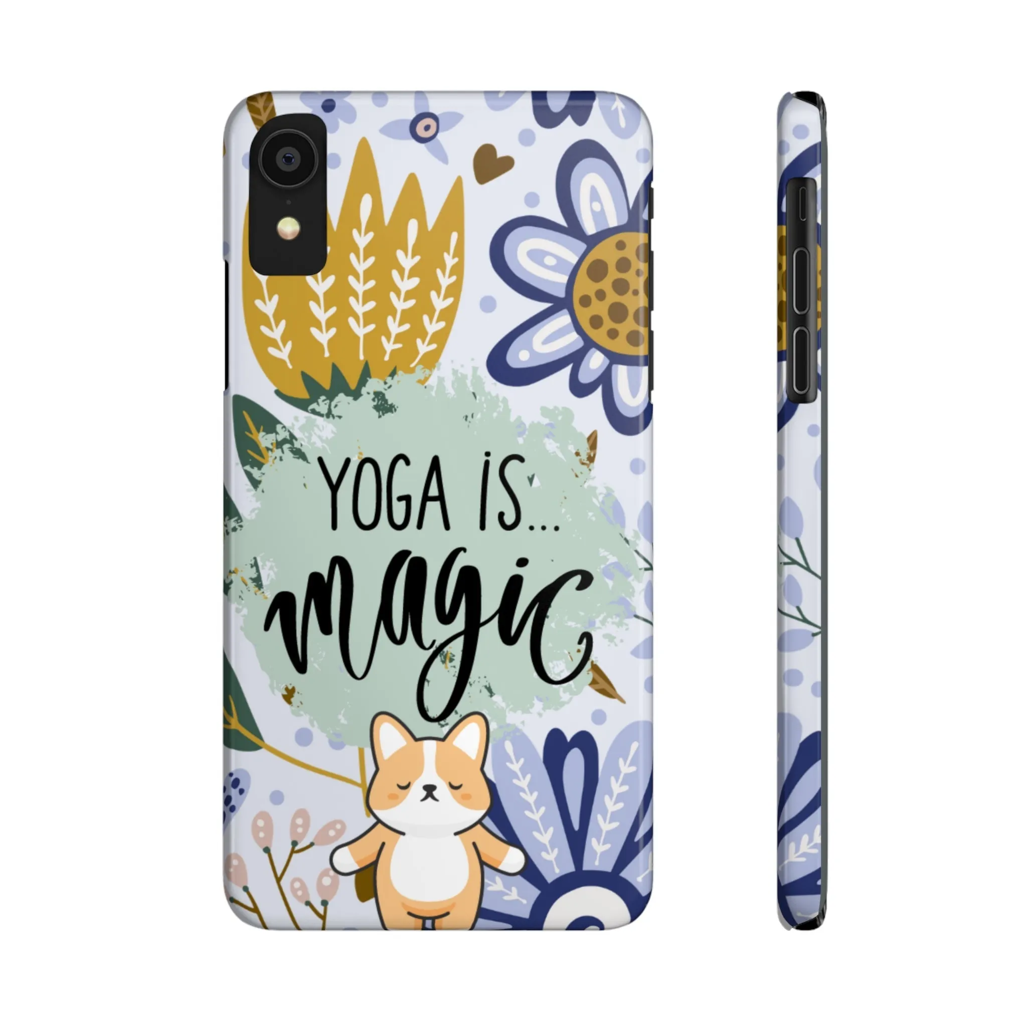 Yoga Is Magic Cute iPhone Slim Phone Case