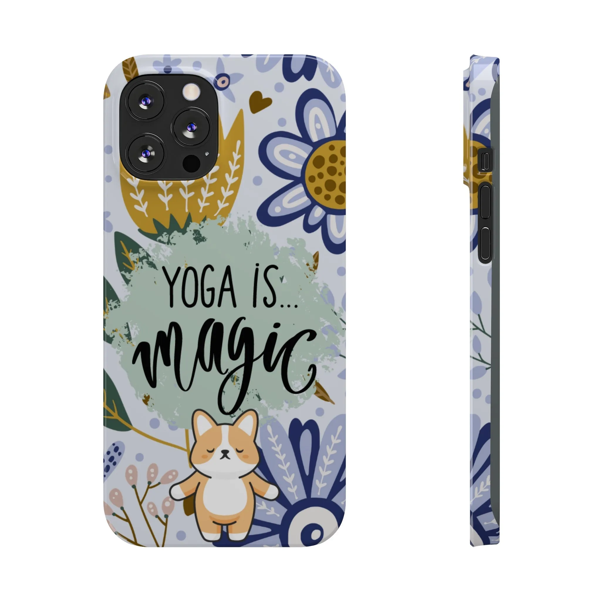 Yoga Is Magic Cute iPhone Slim Phone Case
