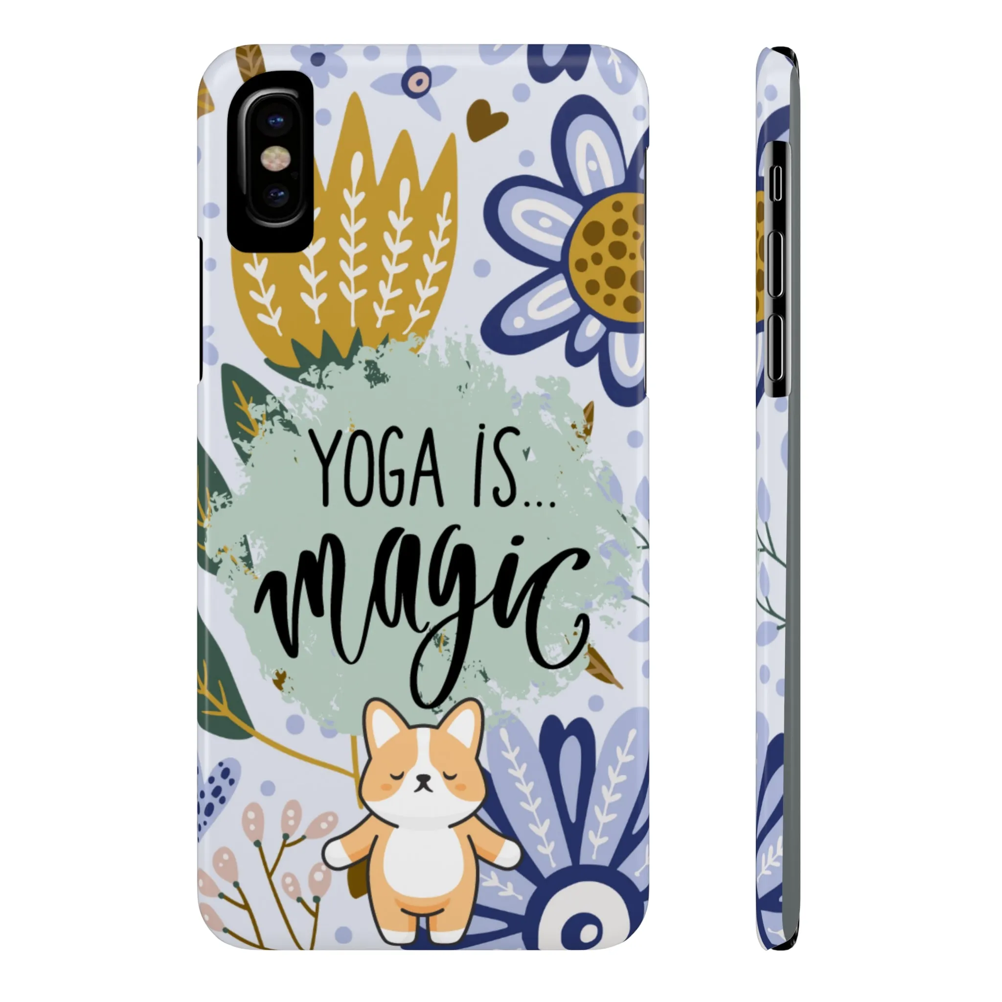 Yoga Is Magic Cute iPhone Slim Phone Case