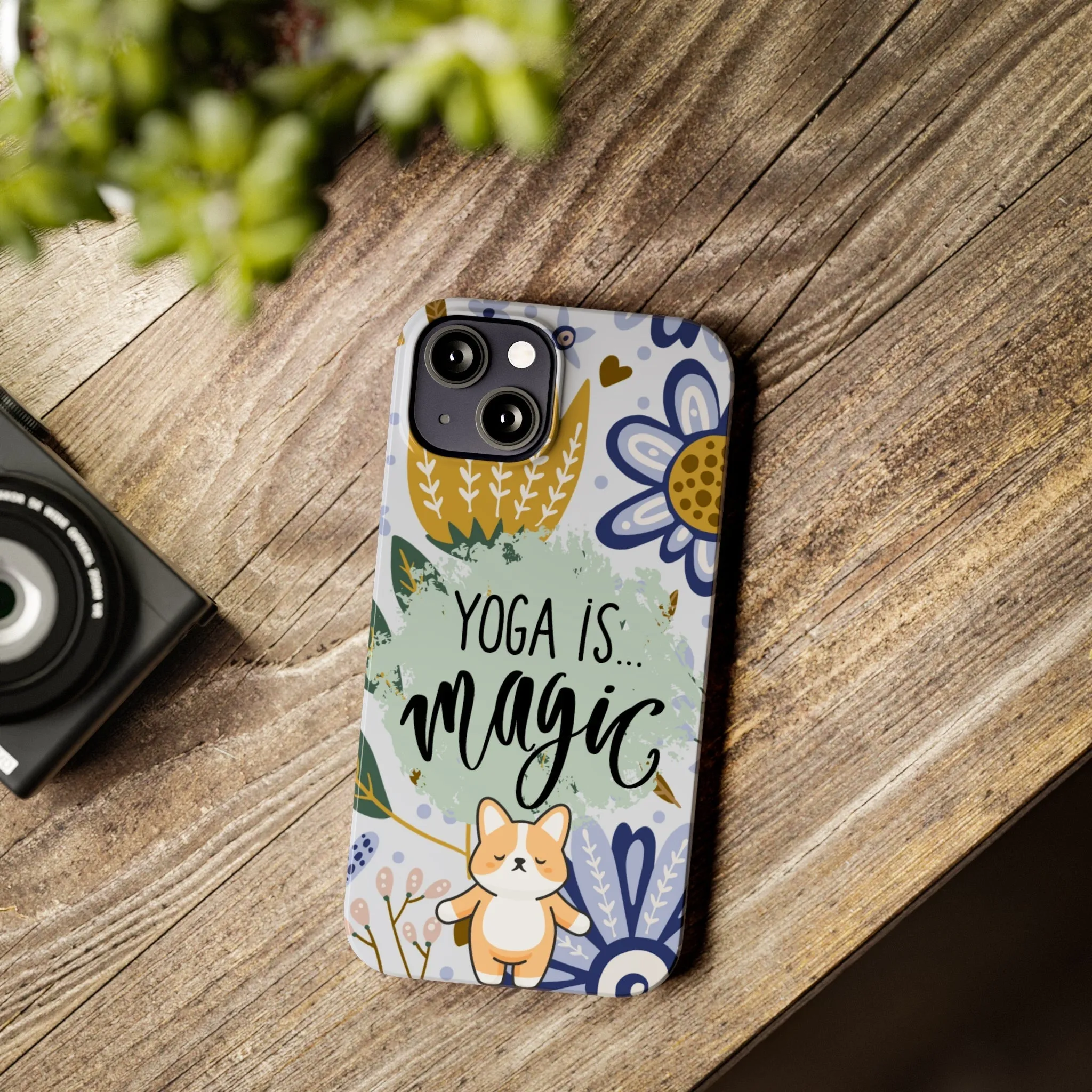 Yoga Is Magic Cute iPhone Slim Phone Case