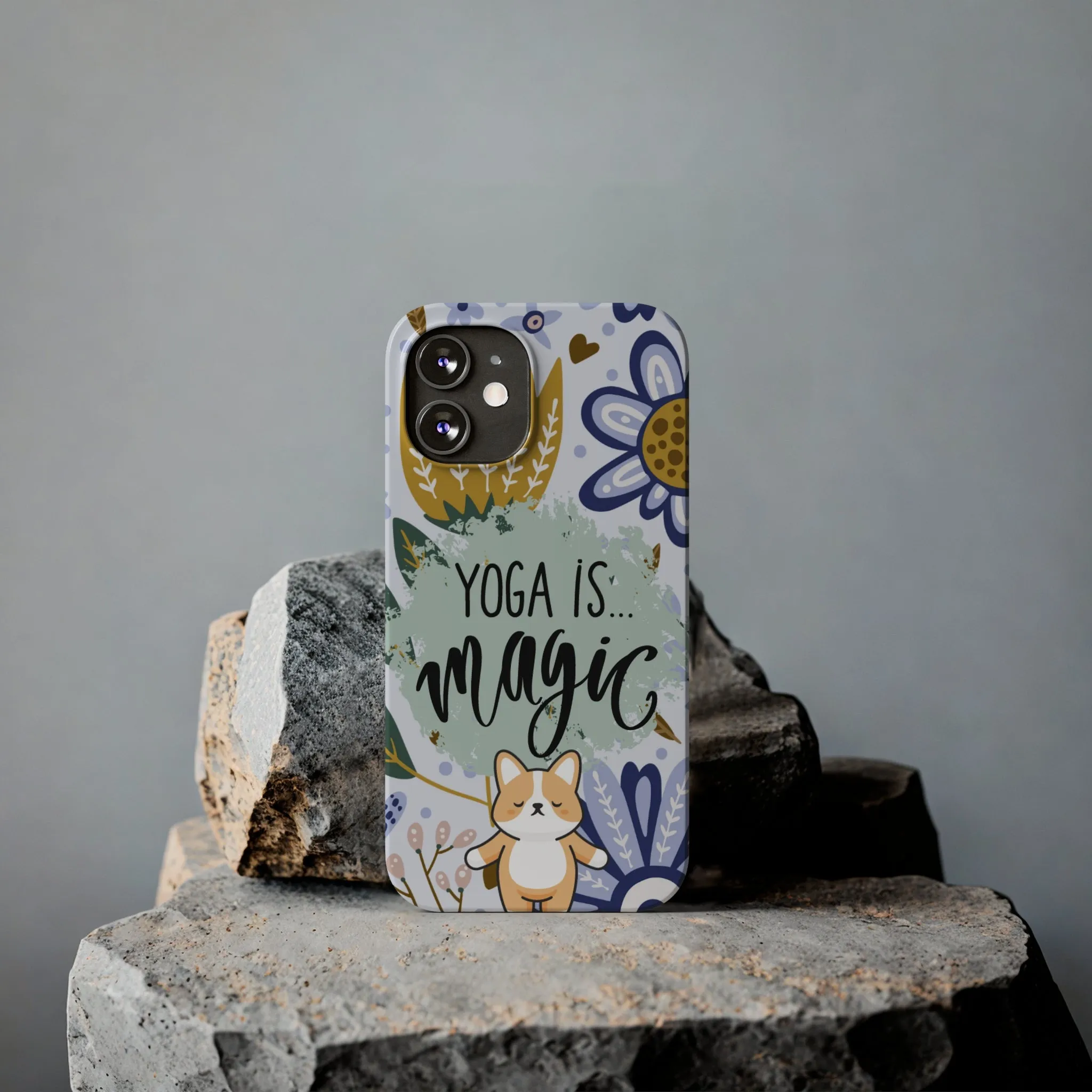 Yoga Is Magic Cute iPhone Slim Phone Case
