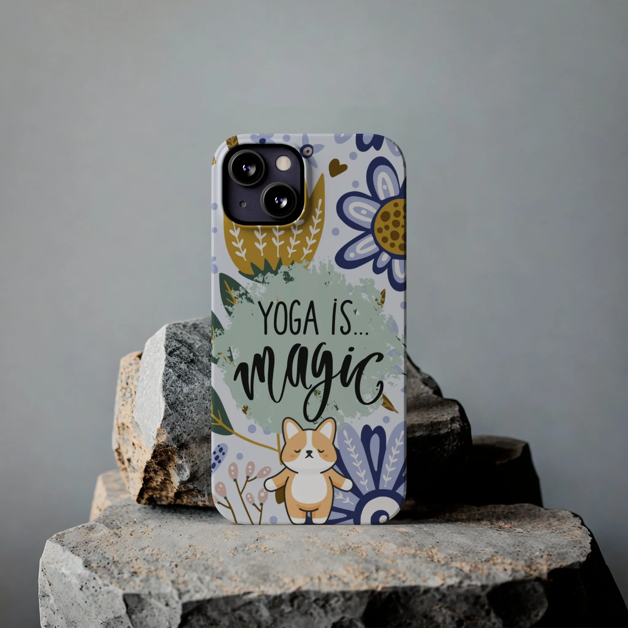Yoga Is Magic Cute iPhone Slim Phone Case