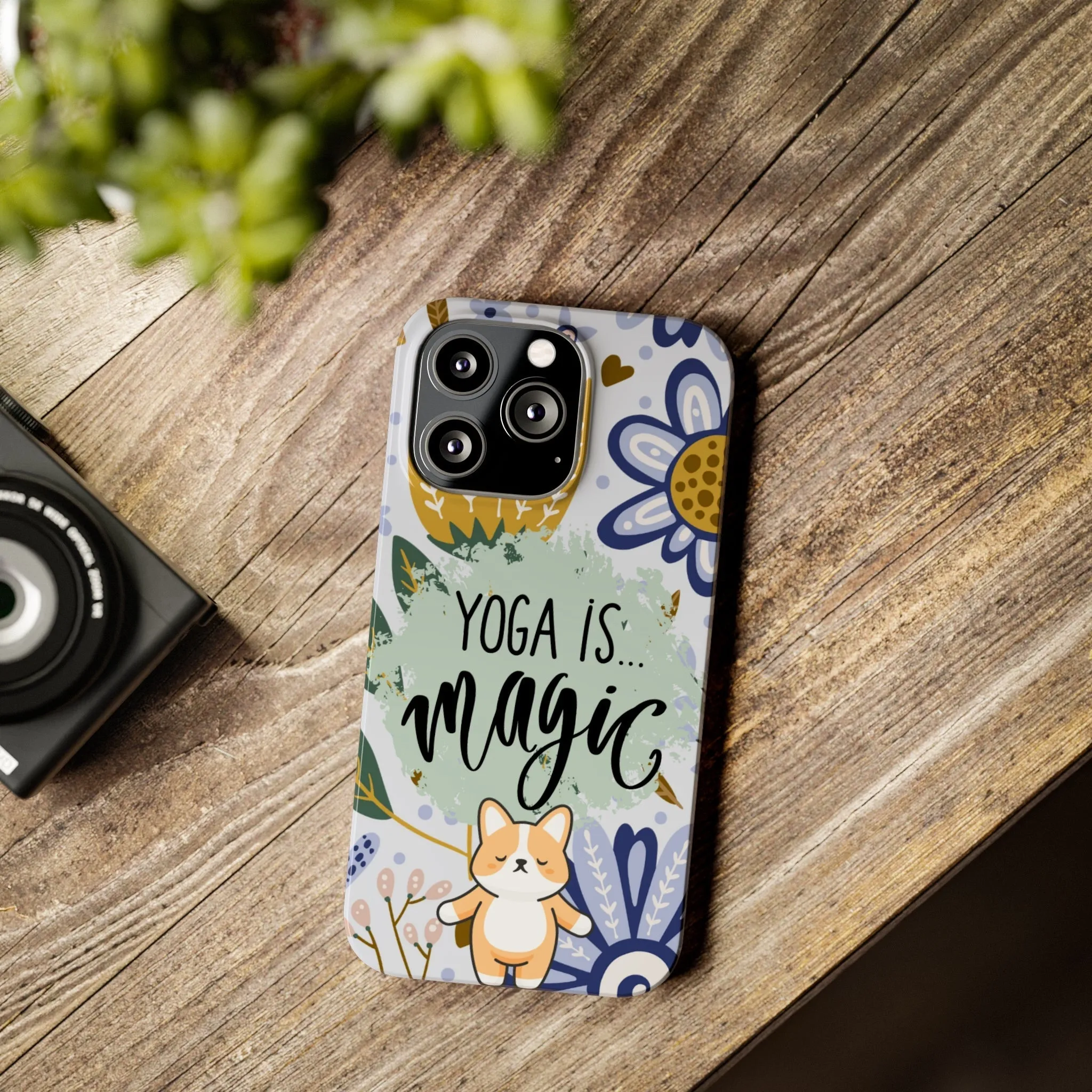 Yoga Is Magic Cute iPhone Slim Phone Case