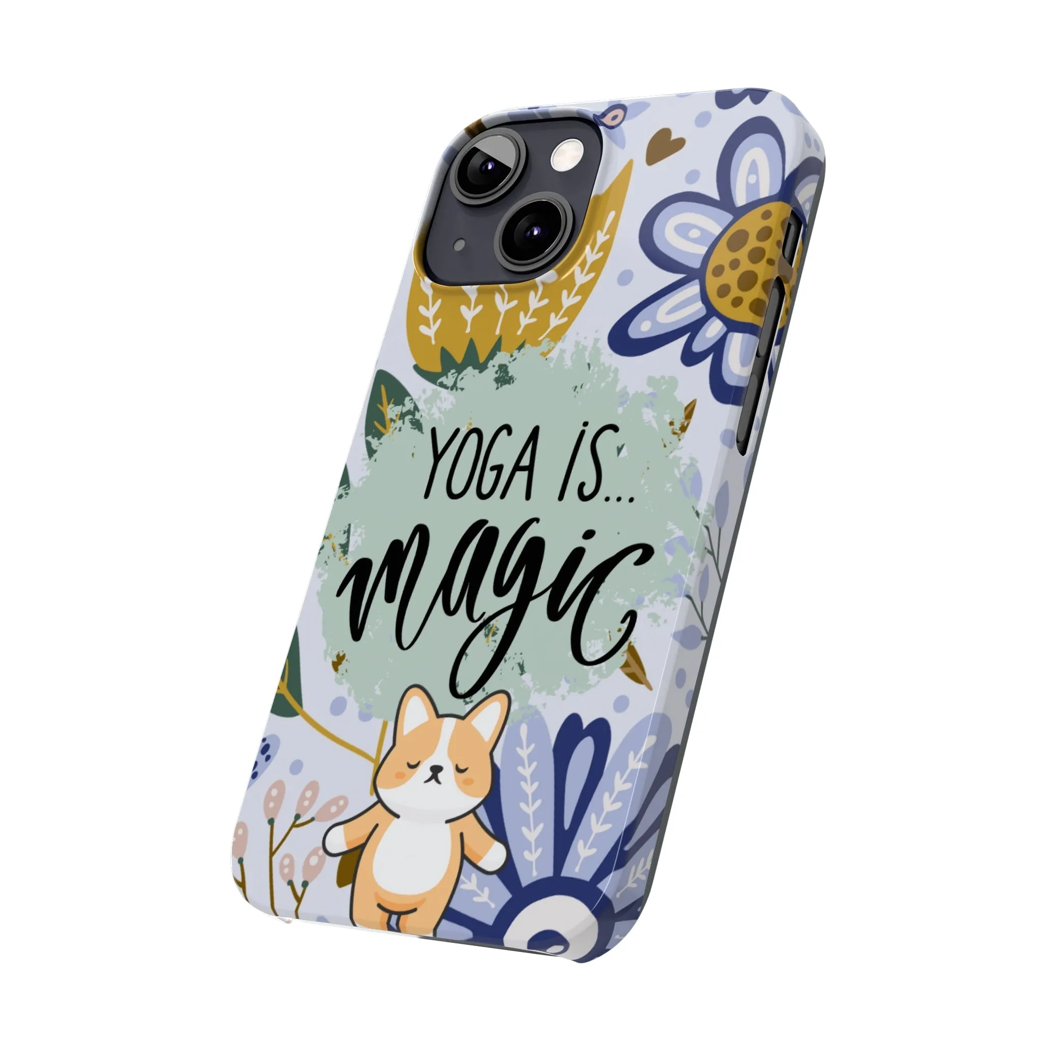 Yoga Is Magic Cute iPhone Slim Phone Case