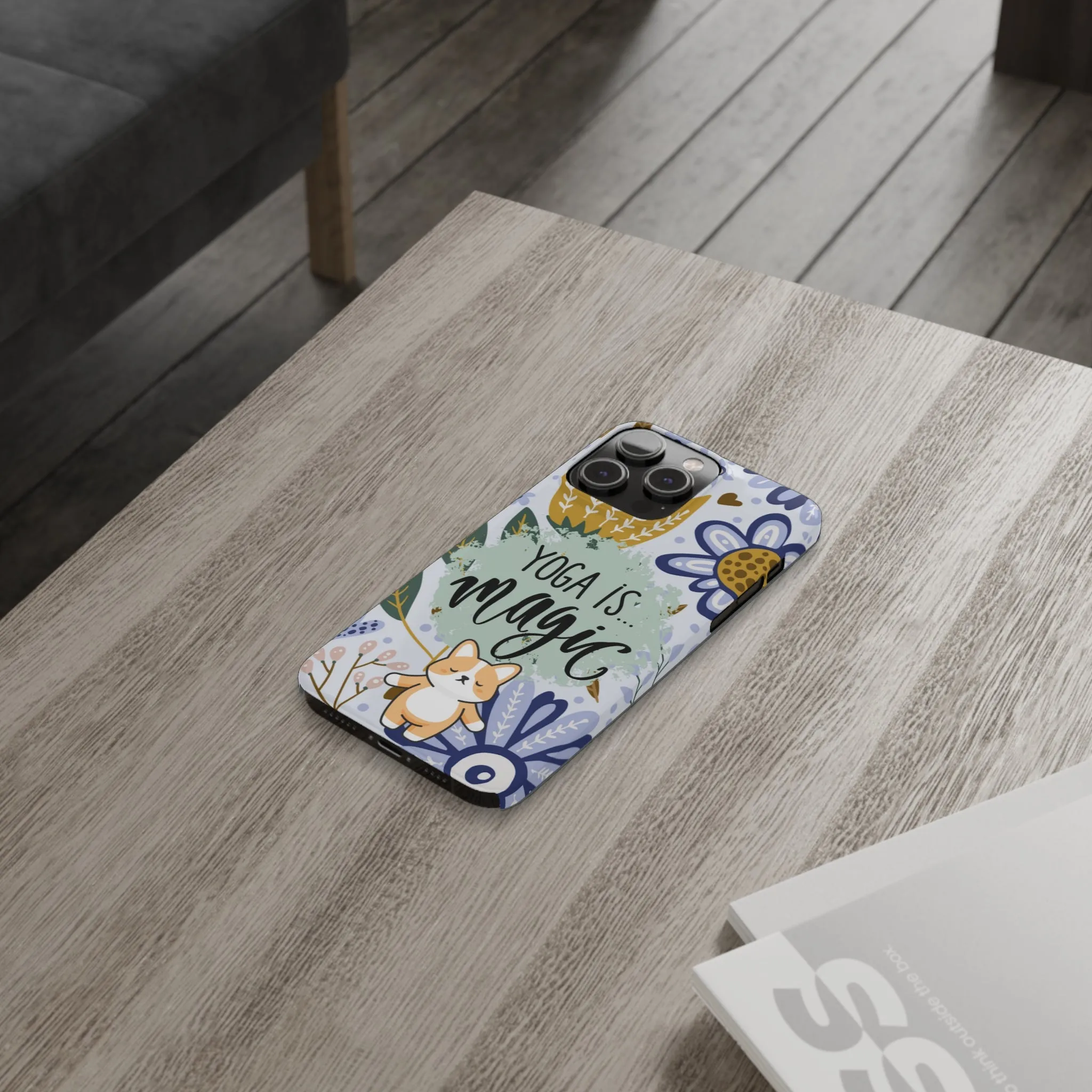 Yoga Is Magic Cute iPhone Slim Phone Case