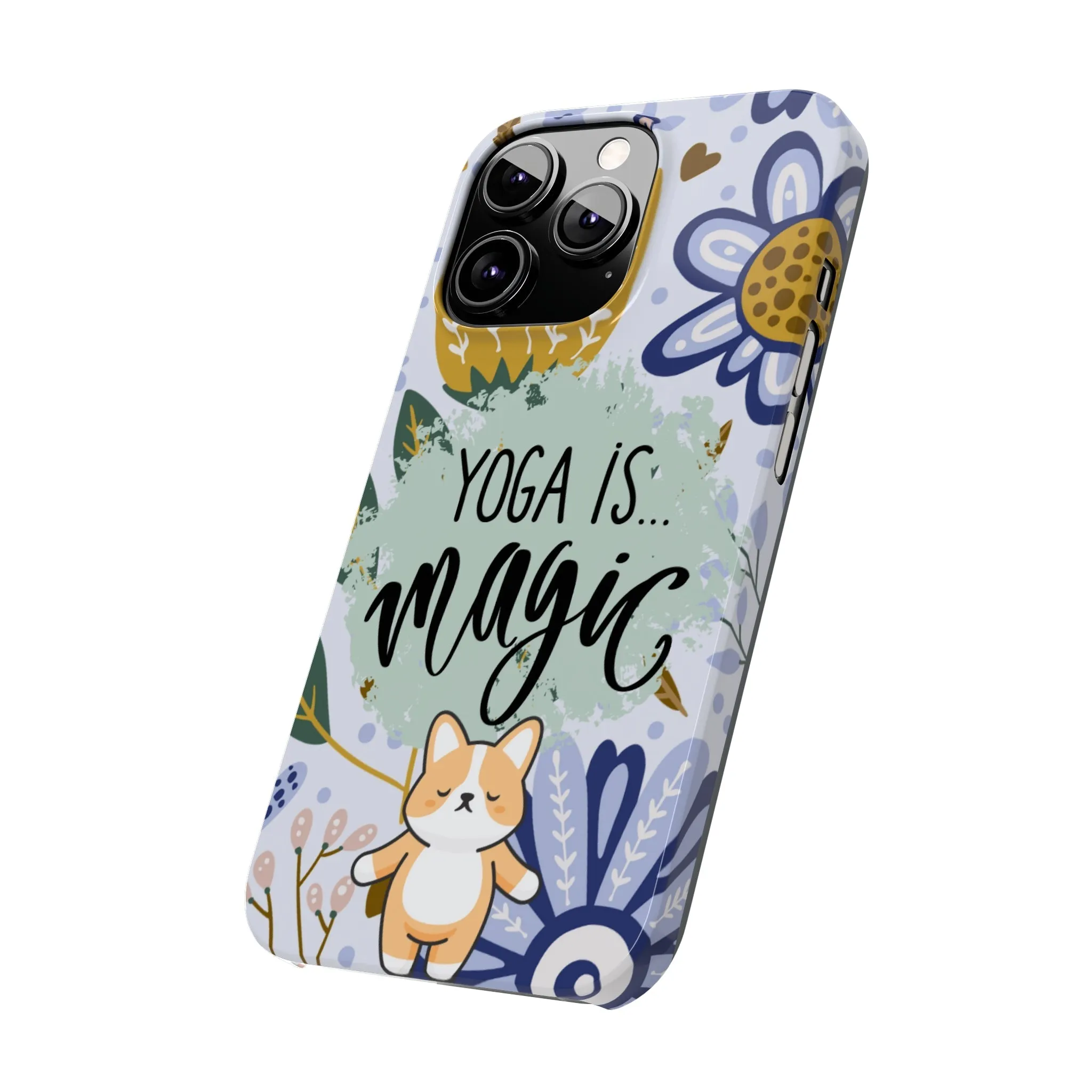 Yoga Is Magic Cute iPhone Slim Phone Case